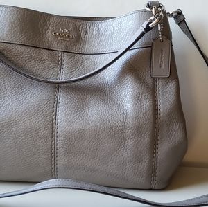 NWT never used Coach grey cross body tote